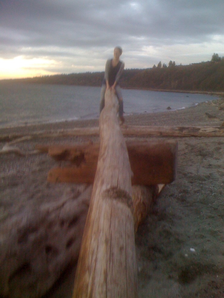 Of course, Mose and I used to seesaw all the time